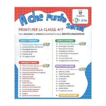 A che punto sono? - Per iniziare - Pronti per la classe 4 Linguaggi 