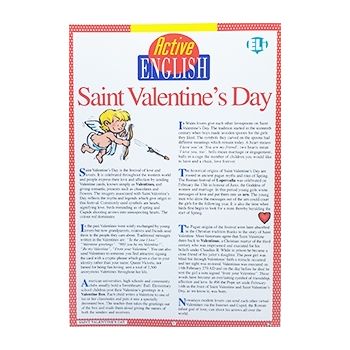 Active English St. Valentine’s Day