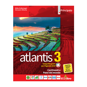Atlantis 3 Paesi extraeuropei con Cartografia 3 + Quaderno delle competenze 3 + DVD3