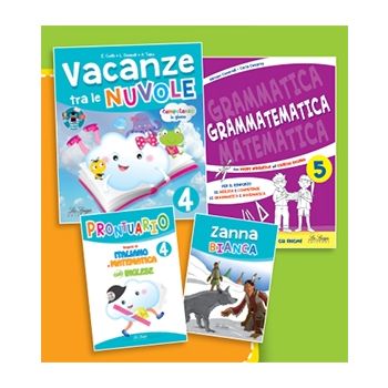 Vacanze tra le nuvole 4 + Grammatematica 5