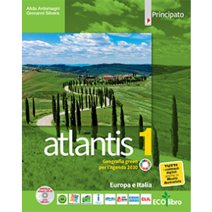 Atlantis 1 Europa Italia con Cartografia 1 + Quaderno delle competenze 1