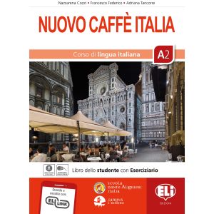 Caffè Italia A2 Nuova Edizione-Libro Studente con Eserciziario+1 audio CD