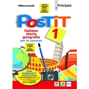Post it 1 - Italiano storia geografia per le vacanze+Ebook