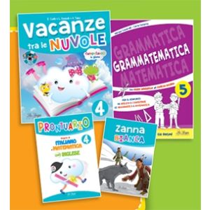 Vacanze tra le nuvole 4 + Grammatematica 5