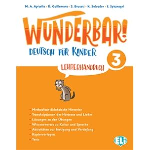 Wunderbar Lehrerhandbuch+CD 3